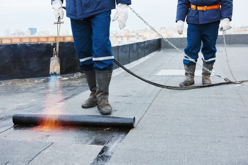Single Ply Roof Installation